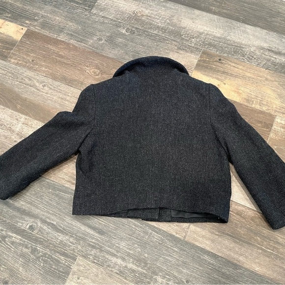 WYETH By Todd Magill Short Wool Blazer Jacket Charcoal Gray Sz medium - Picture 5 of 8